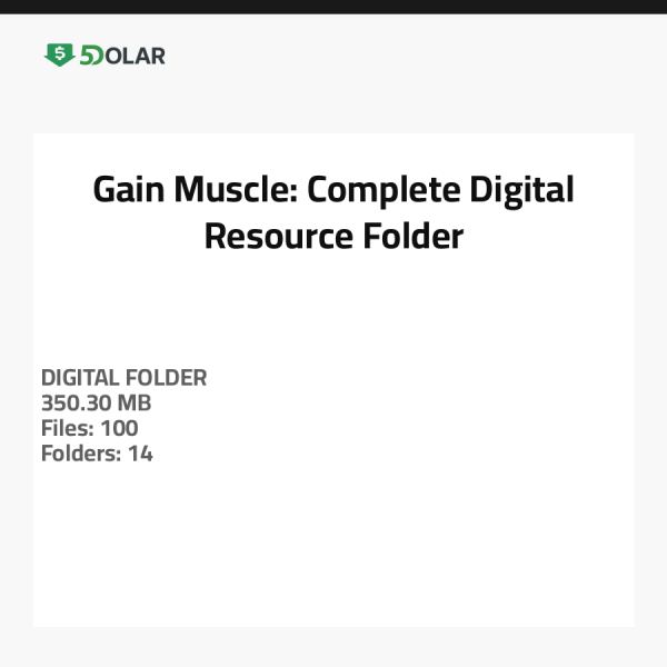 Gain Muscle: Complete Digital Resource Folder