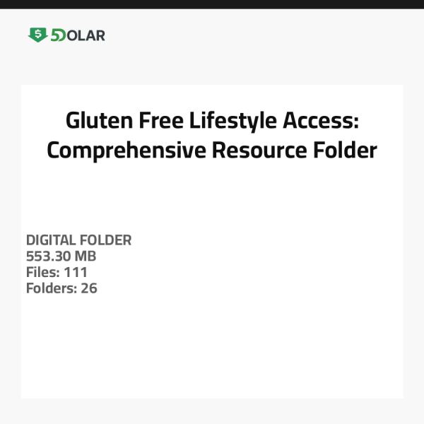 Gluten-Free Lifestyle Access: Comprehensive Resource Folder