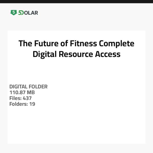Die Zukunft des Fitness - Vollständiger Zugang zu digitalen Ressourcen