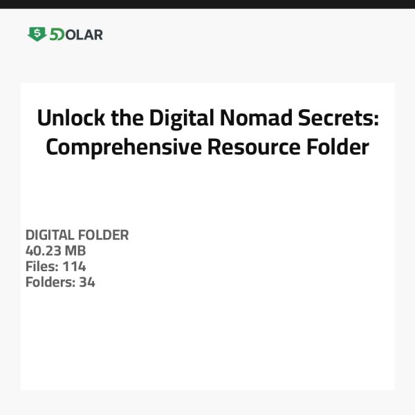 افتح أسرار الرحالة الرقميين: مجلد موارد شامل