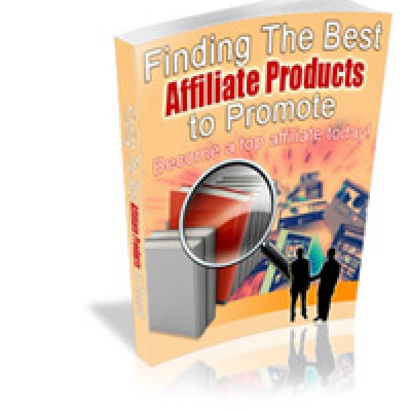 Access to 'Finding The Best Affiliate Products to Promote' Google Drive Folder