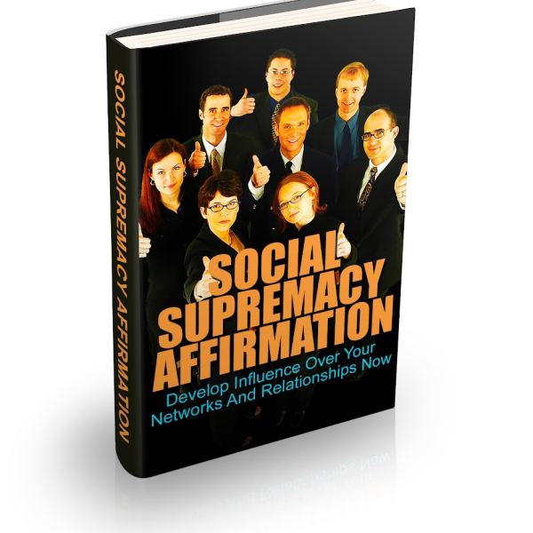 Social Supremacy Affirmation Digital Resource Folder