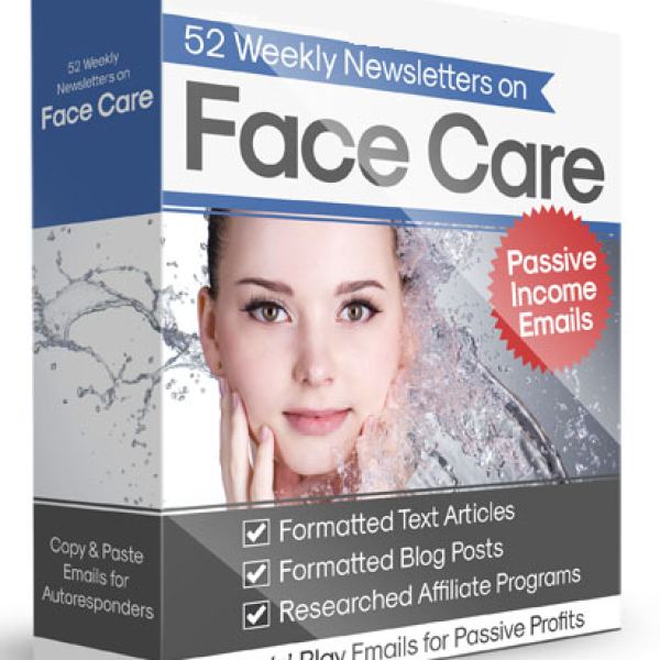 52 Weekly Newsletters on Face Care - Complete Access
