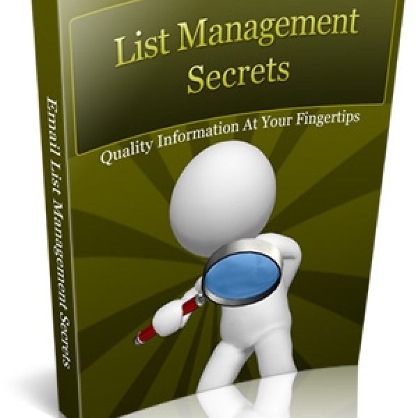 Email List Management Secrets - Complete Resource Folder Access