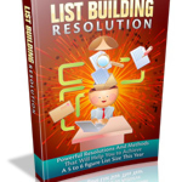 List Building Resolution - Comprehensive Digital Marketing Toolkit