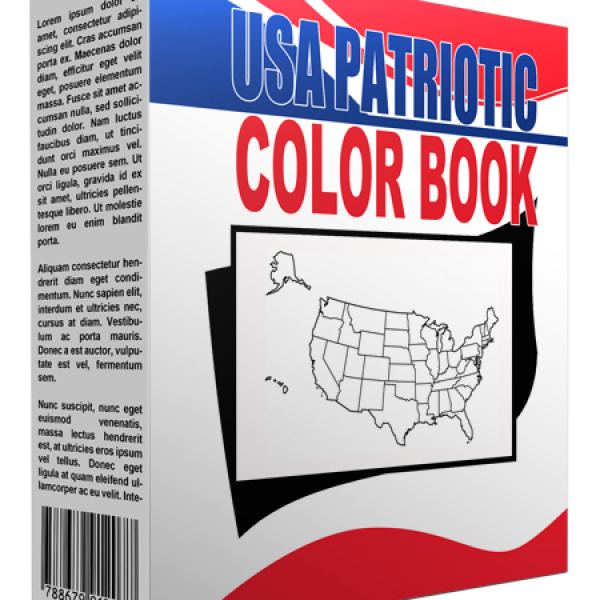 USA Patriotic Color Book - Digital Access