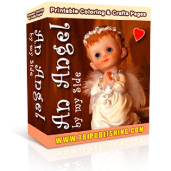 Angel Coloring Book - Digital Download Access