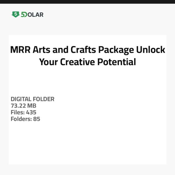 MRR Arts and Crafts Package - Unlock Your Creative Potential
