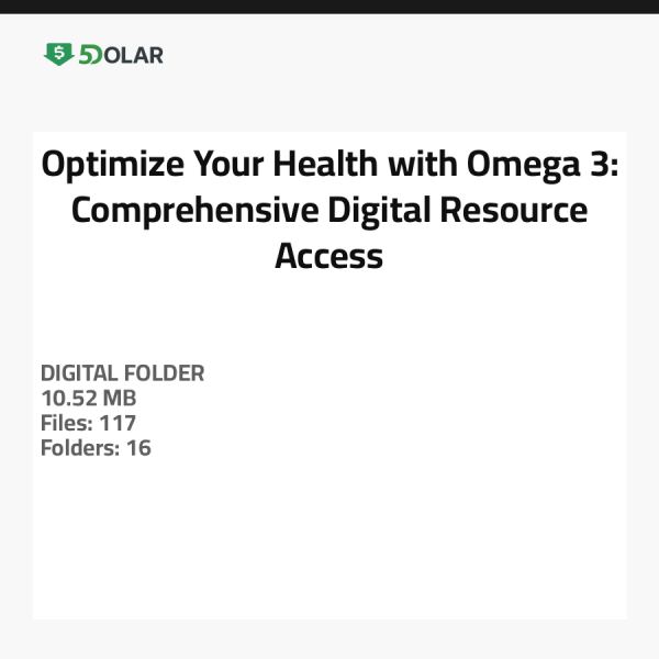 Optimize Your Health with Omega-3: Comprehensive Digital Resource Access