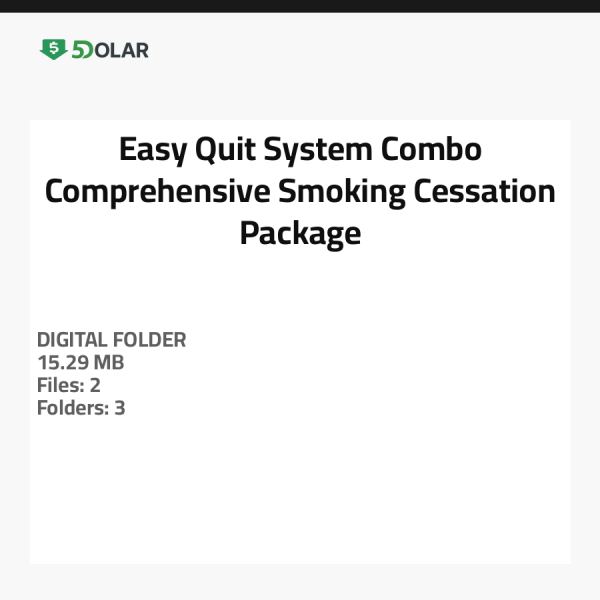 Easy Quit System Combo - Comprehensive Smoking Cessation Package