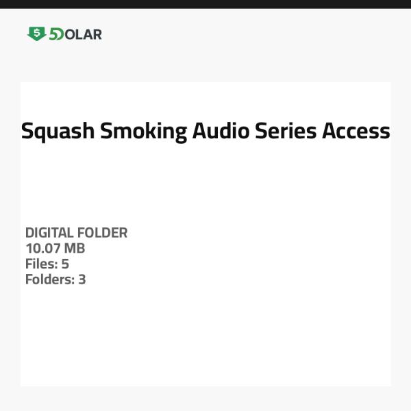 Squash Smoking Audio Series Access