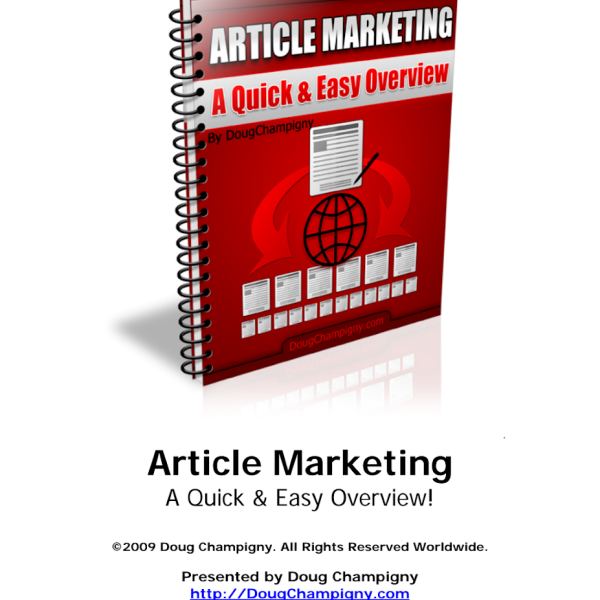 Comprehensive Article Marketing Overview Access