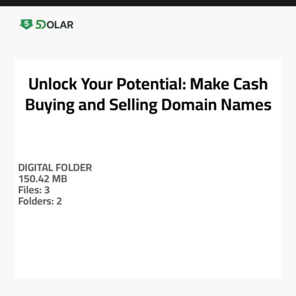 Unlock Your Potential: Make Cash Buying and Selling Domain Names