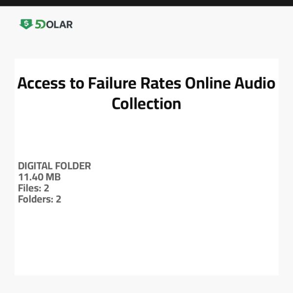 Access to Failure Rates Online - Audio Collection