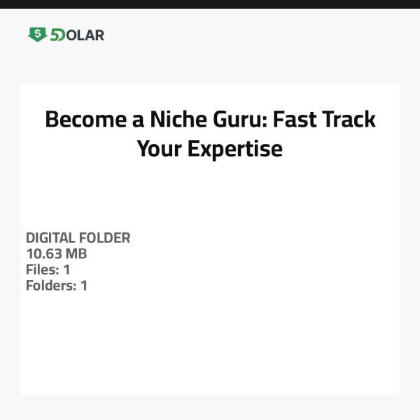 Become a Niche Guru: Fast-Track Your Expertise