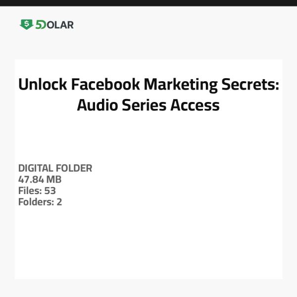Unlock Facebook Marketing Secrets: Audio Series Access