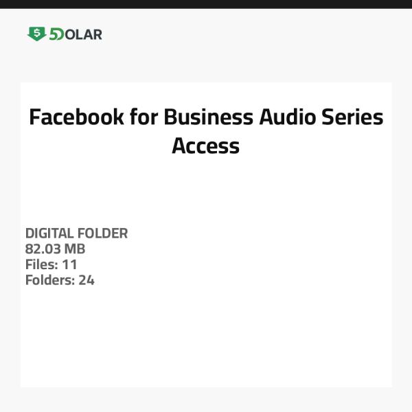 Facebook for Business Audio Series Access