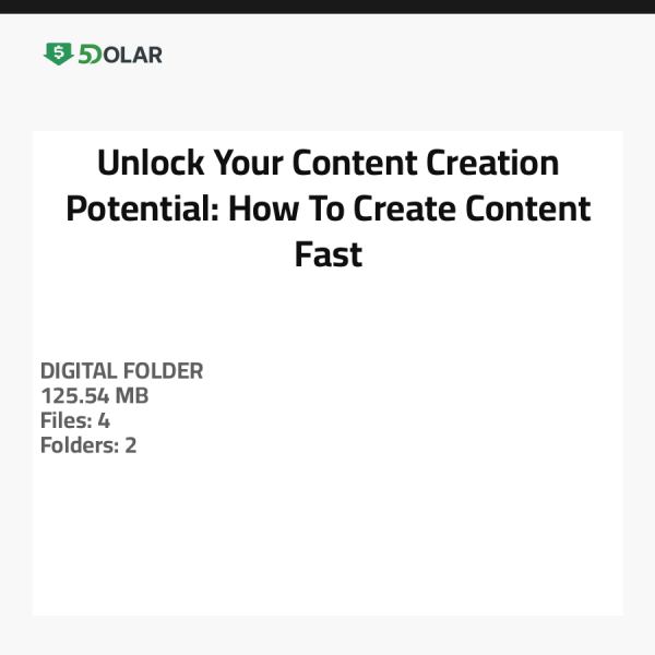 Unlock Your Content Creation Potential: How-To-Create-Content-Fast
