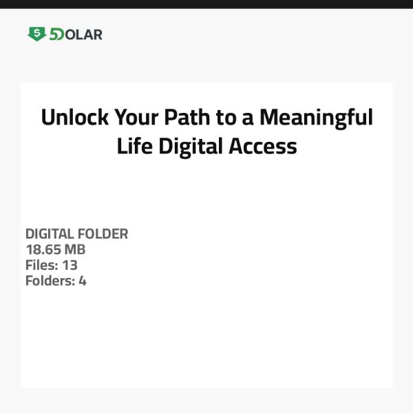 Unlock Your Path to a Meaningful Life - Digital Access