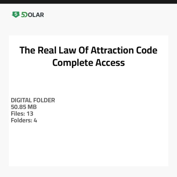The Real Law Of Attraction Code - Complete Access
