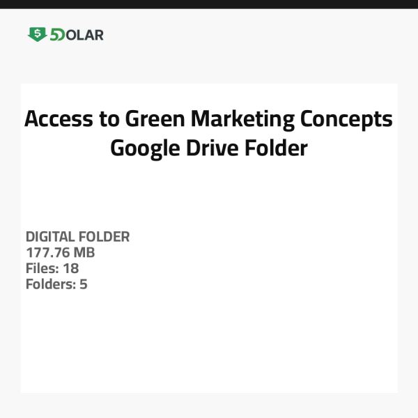 Access to Green Marketing Concepts Google Drive Folder