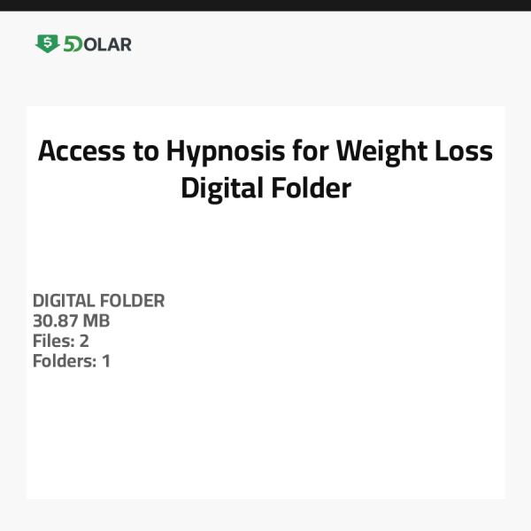 Access to Hypnosis for Weight Loss Digital Folder