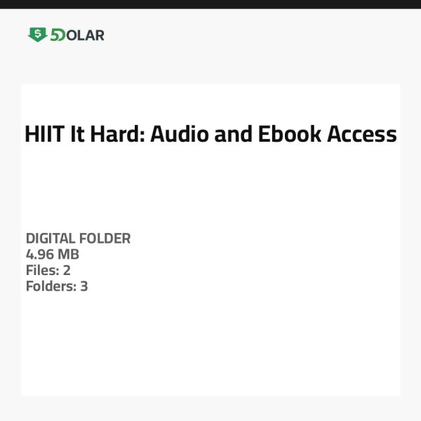 HIIT It Hard: Audio and Ebook Access