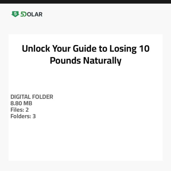 Unlock Your Guide to Losing 10 Pounds Naturally