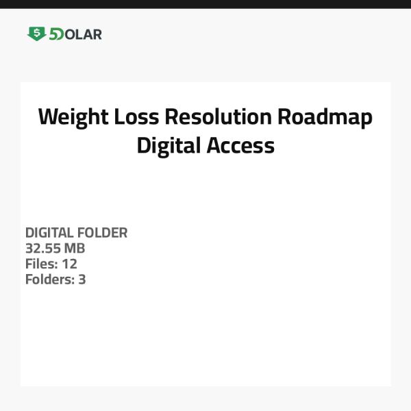 Weight Loss Resolution Roadmap - Digital Access