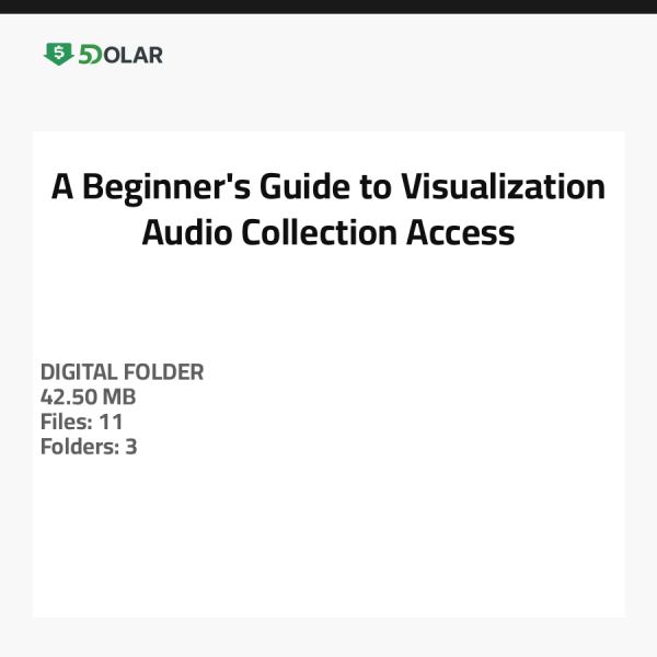 A Beginner's Guide to Visualization - Audio Collection Access