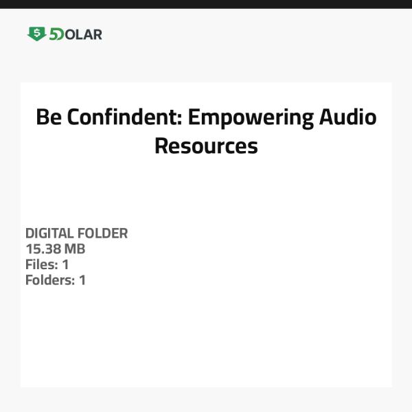 Be-Confindent: Empowering Audio Resources