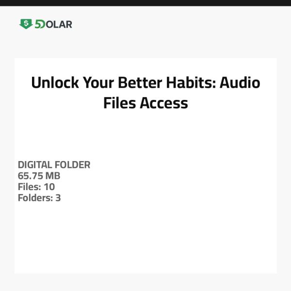 Unlock Your Better Habits: Audio Files Access