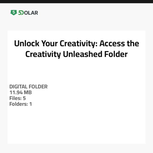 Unlock Your Creativity: Access the Creativity_Unleashed Folder