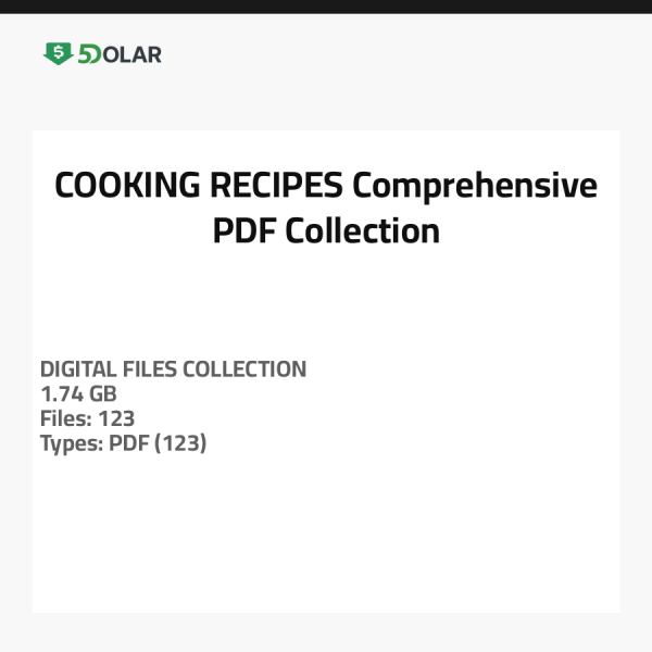 COOKING RECIPES - Comprehensive PDF Collection