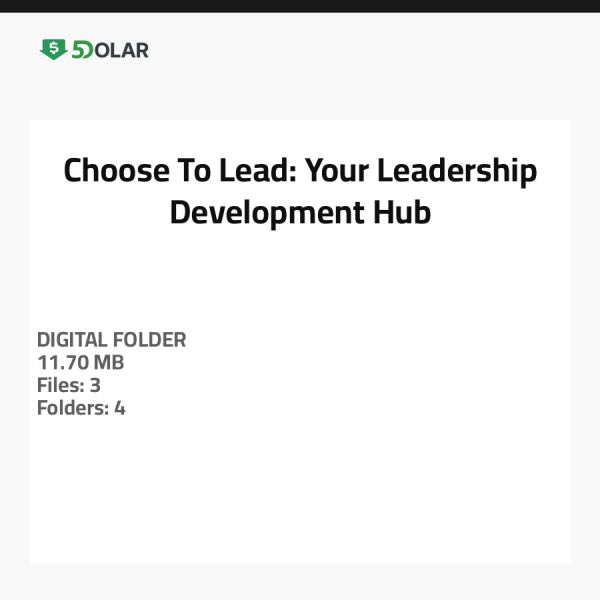 Choose-To-Lead: Your Leadership Development Hub
