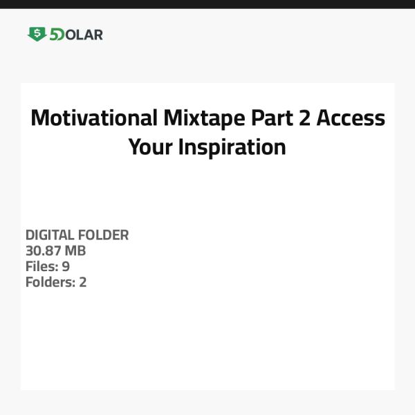 Motivational Mixtape Part 2 - Access Your Inspiration