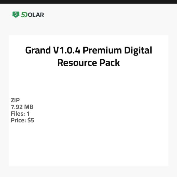 Grand V1.0.4 - Premium Digital Resource Pack