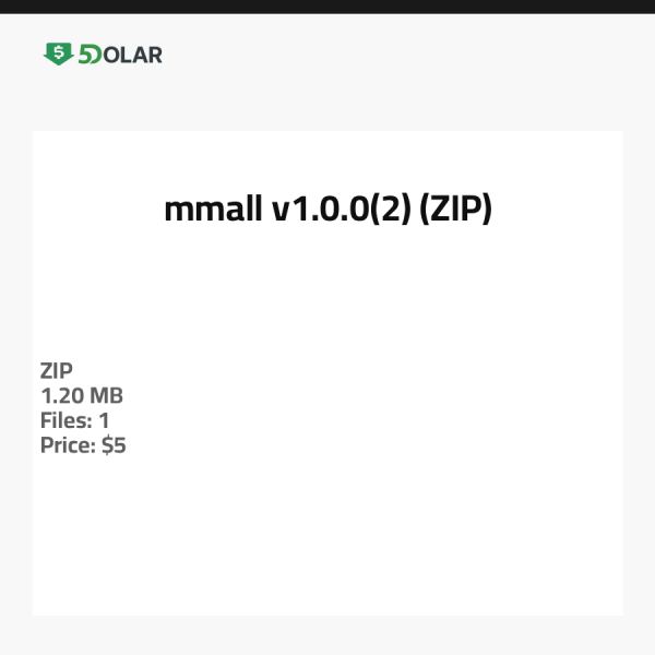 mmall v1.0.0(2) (ZIP)