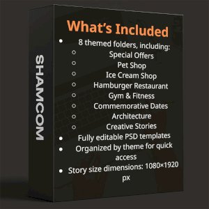 All-in-One PSD Story Template Bundle | 8 Themed Collections in One Pack